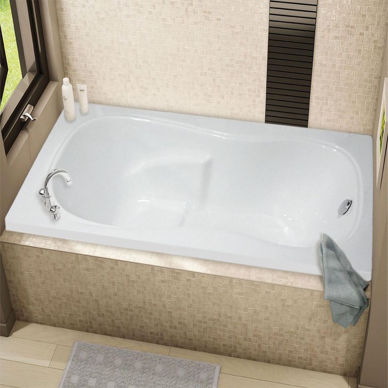 CUBA&SPA - Tina Bañera Moderna Sap 180x85x45cm Blanca