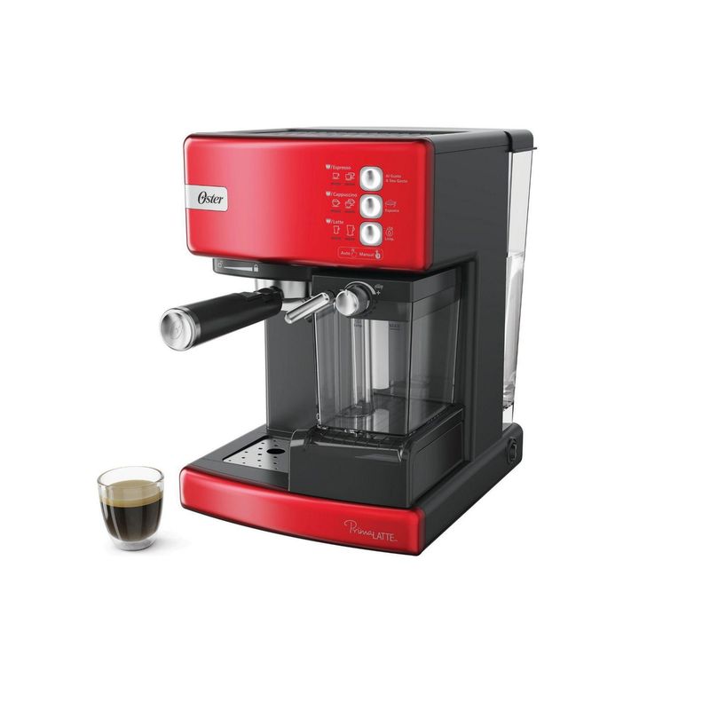 OSTER - Cafetera Automática de Espresso Oster Cápsulas 1.2L 1050W PRIMALATTE BVSTEM6603R-053 2122469