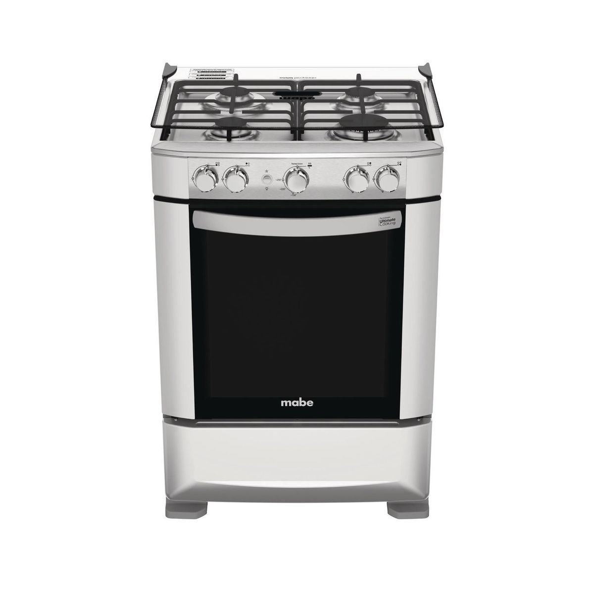 MABE - Cocina a Gas Mabe 4 Hornillas 60cm CMP6015SG0 Grafito