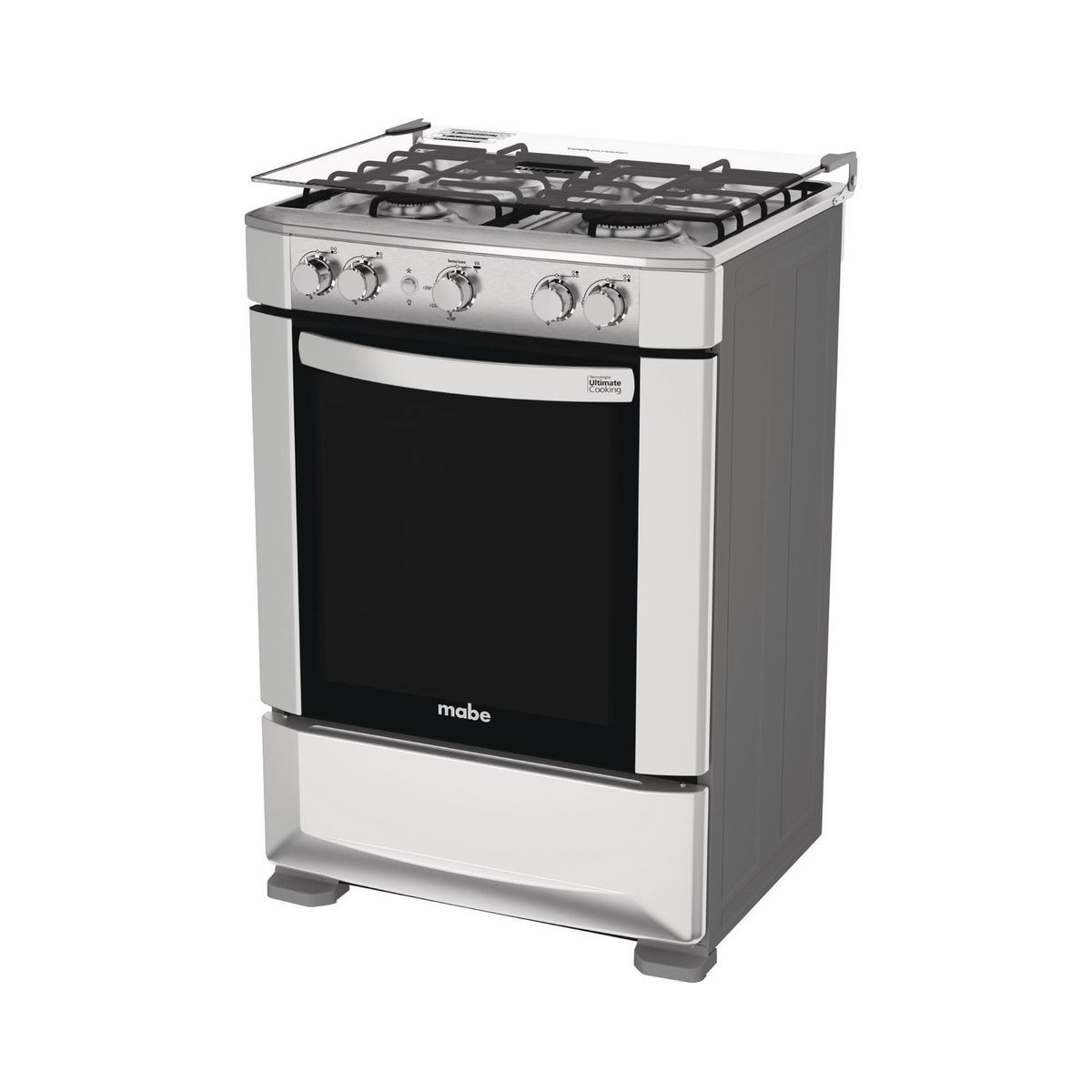 MABE - Cocina a Gas Mabe 4 Hornillas 60cm CMP6015SG0 Grafito
