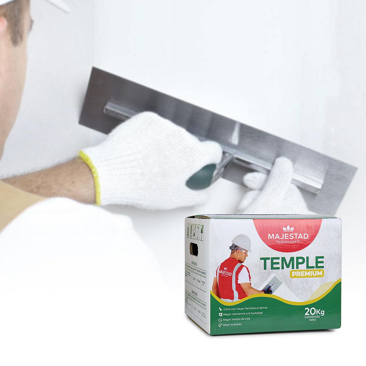 MAJESTAD - Temple Premium Majestad Caja 20kg