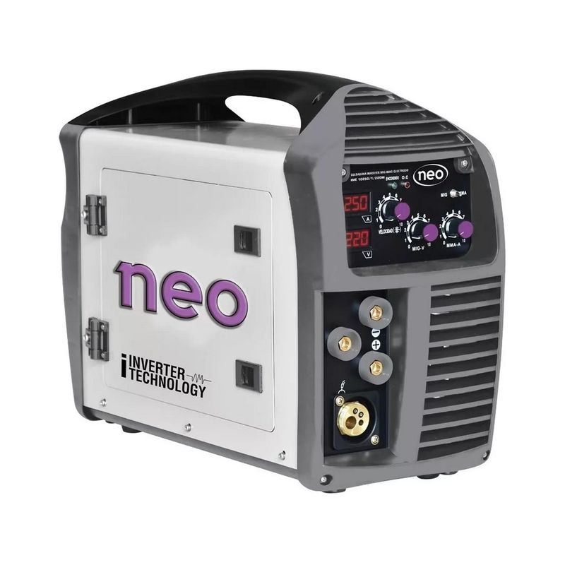 NEO - Soldadora Eléctrica Inverter 250A 220V Multifunción 2 en 1 MIG/MMA Neo