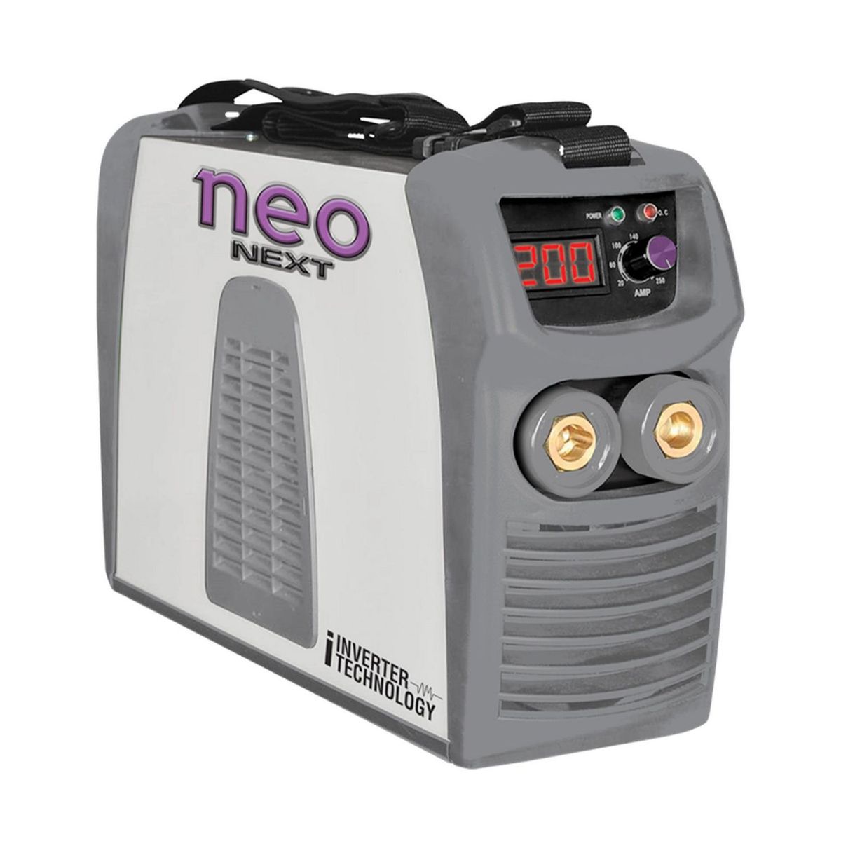 NEO - Soldadora Eléctrica Inverter 200A MMA con Conectores 1/2 Neo