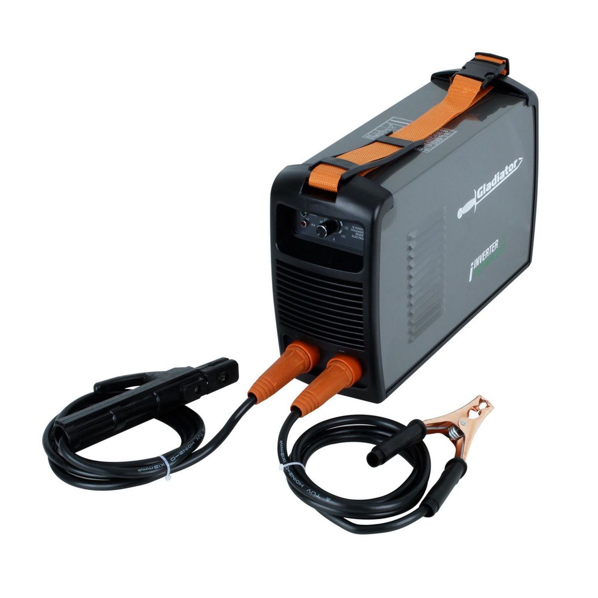 GLADIATOR - Soldadora Eléctrica Inverter 200A MMA con Conectores 3/8 Gladiator