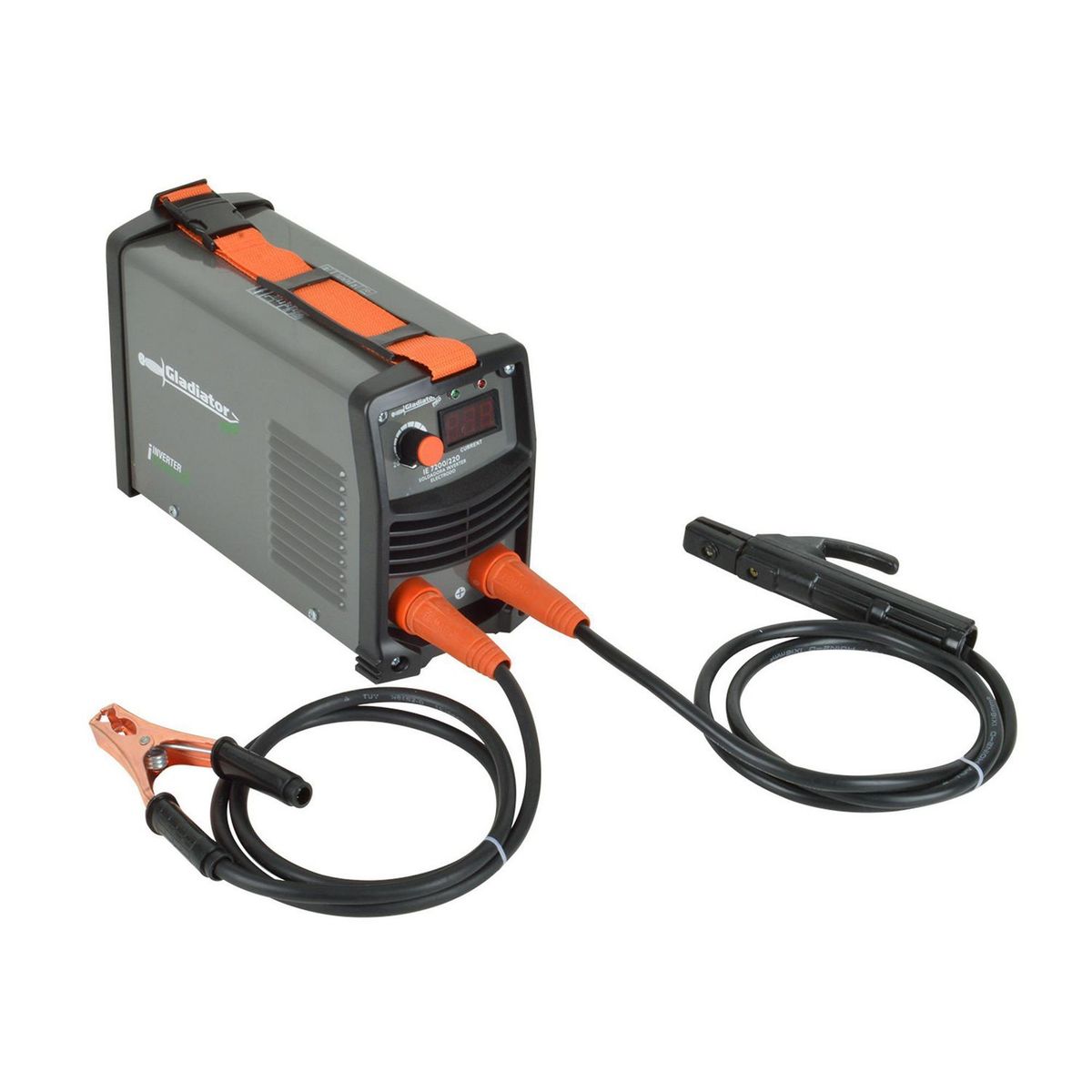 GLADIATOR - Soldadora Eléctrica Inverter 200A MMA con Conectores 3/8 Gladiator