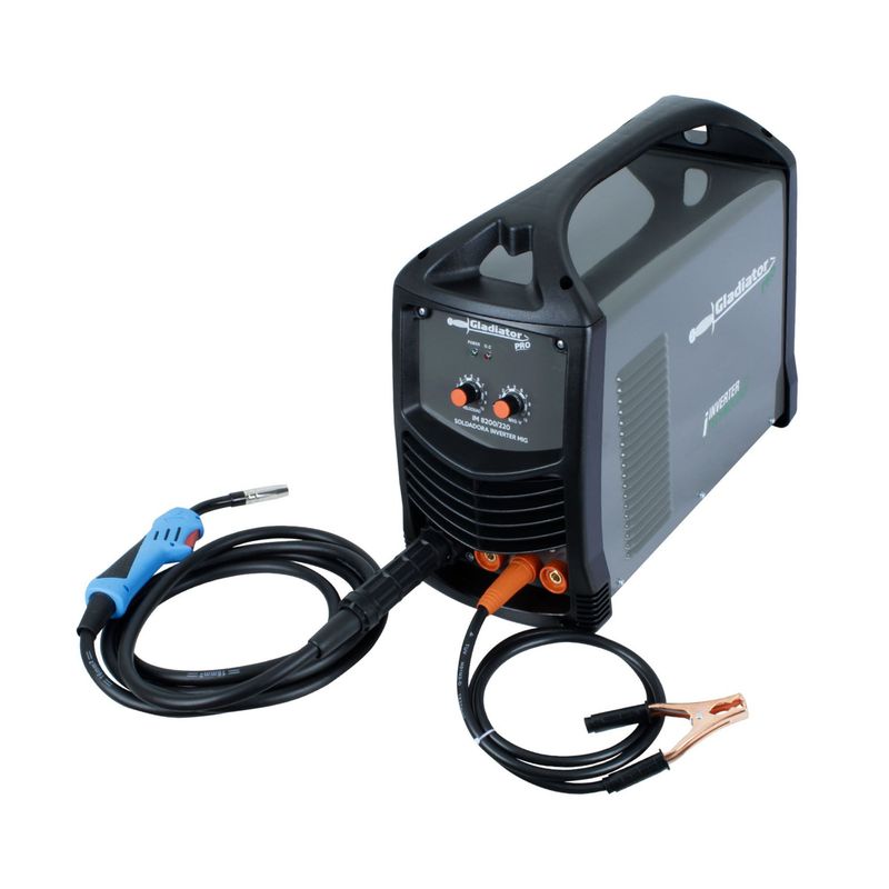 GLADIATOR - Soldadora Eléctrica Inverter 200A Multi 3 en 1 MIG/MMA/TIG Gladiator