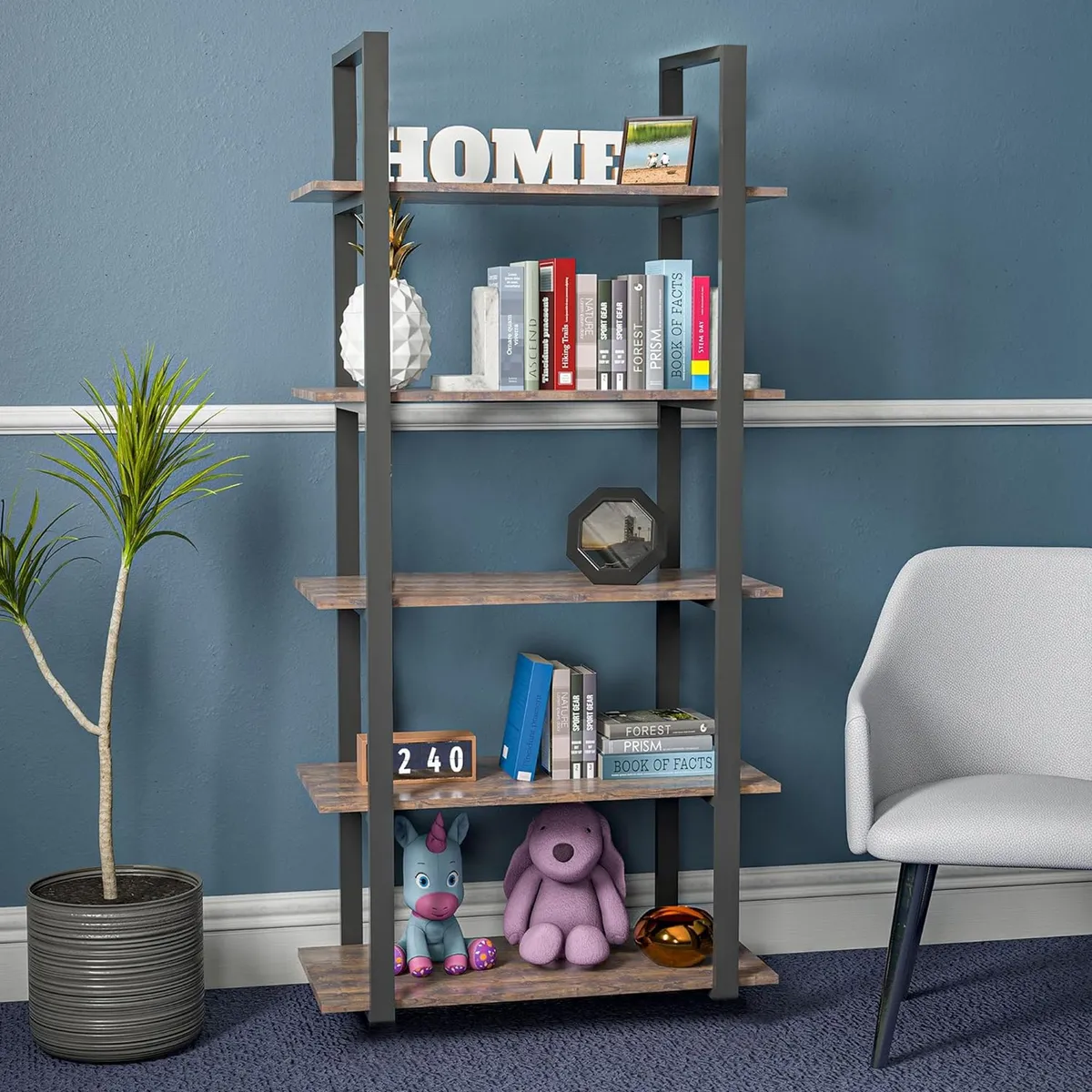  - Estantería en Marco de 5 Niveles