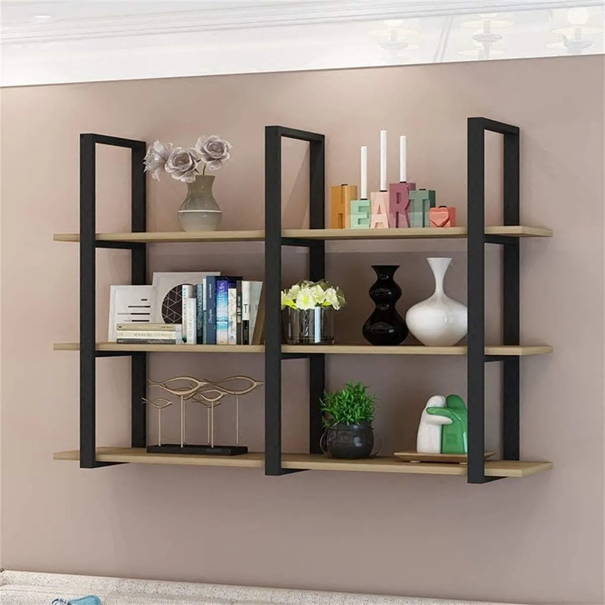  - Estantería en Marco de 3 Niveles