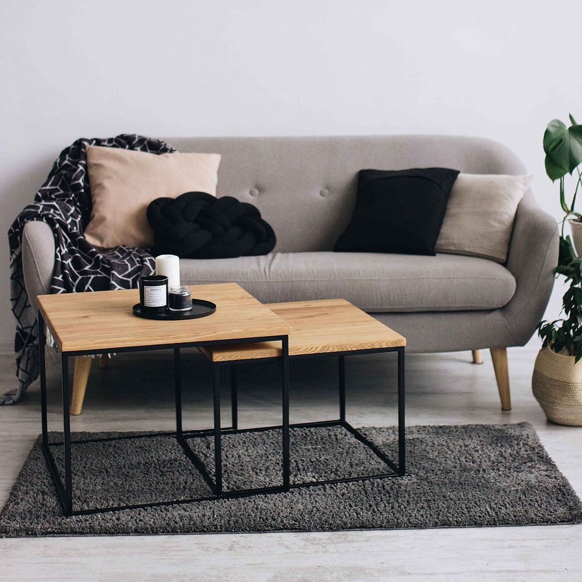  - Patas para Muebles Base en forma de Cubo 60x60x42 cm