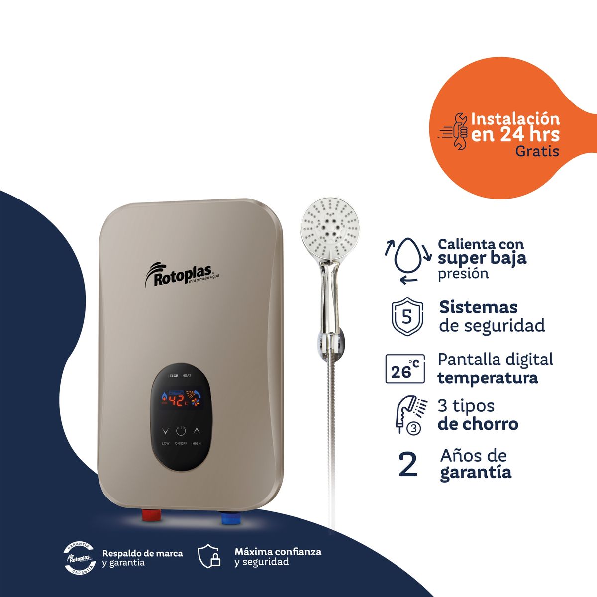 ROTOPLAS - Rapiducha Rotoplas Active