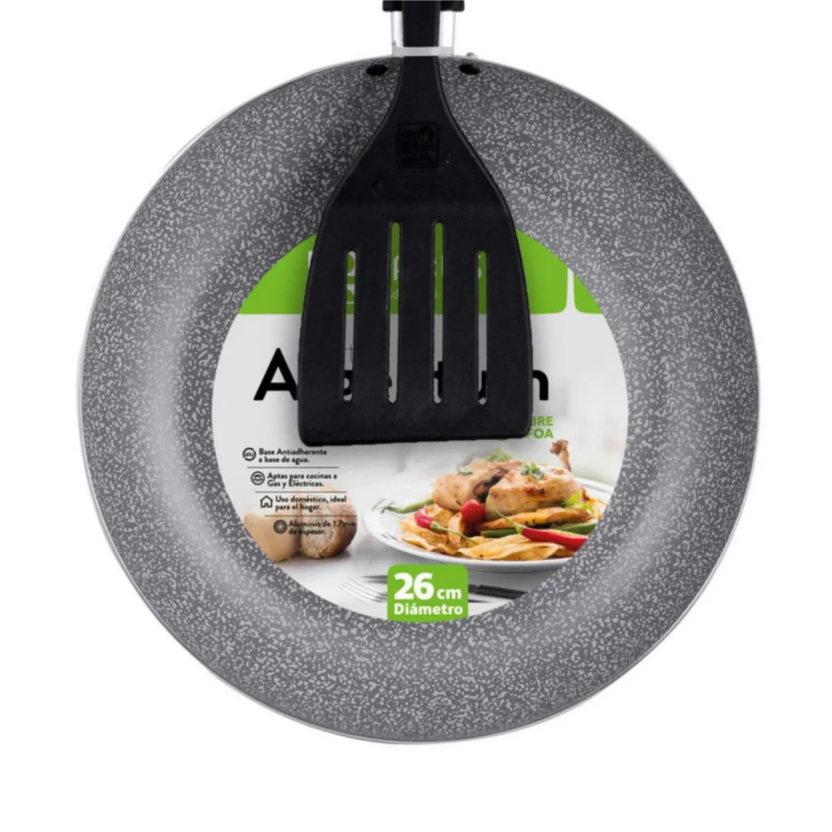 FACUSA - Sartén Argentum 26cm con Espátula