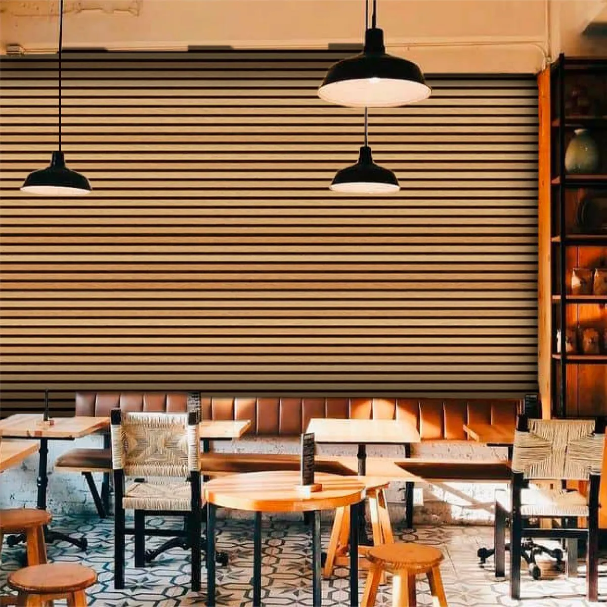 DECOKASA - Wall Panel WPC Teak 290x16cm 0.46m2 - Venta por Unidad