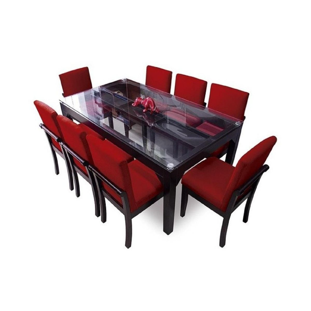 DECOHOME - Juego de Comedor 8 Sillas Pam Berlin