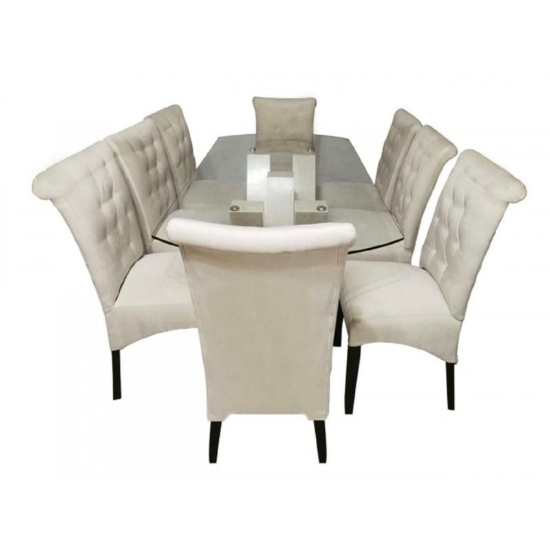 DECOHOME - Juego de Comedor 8 Sillas Gambi