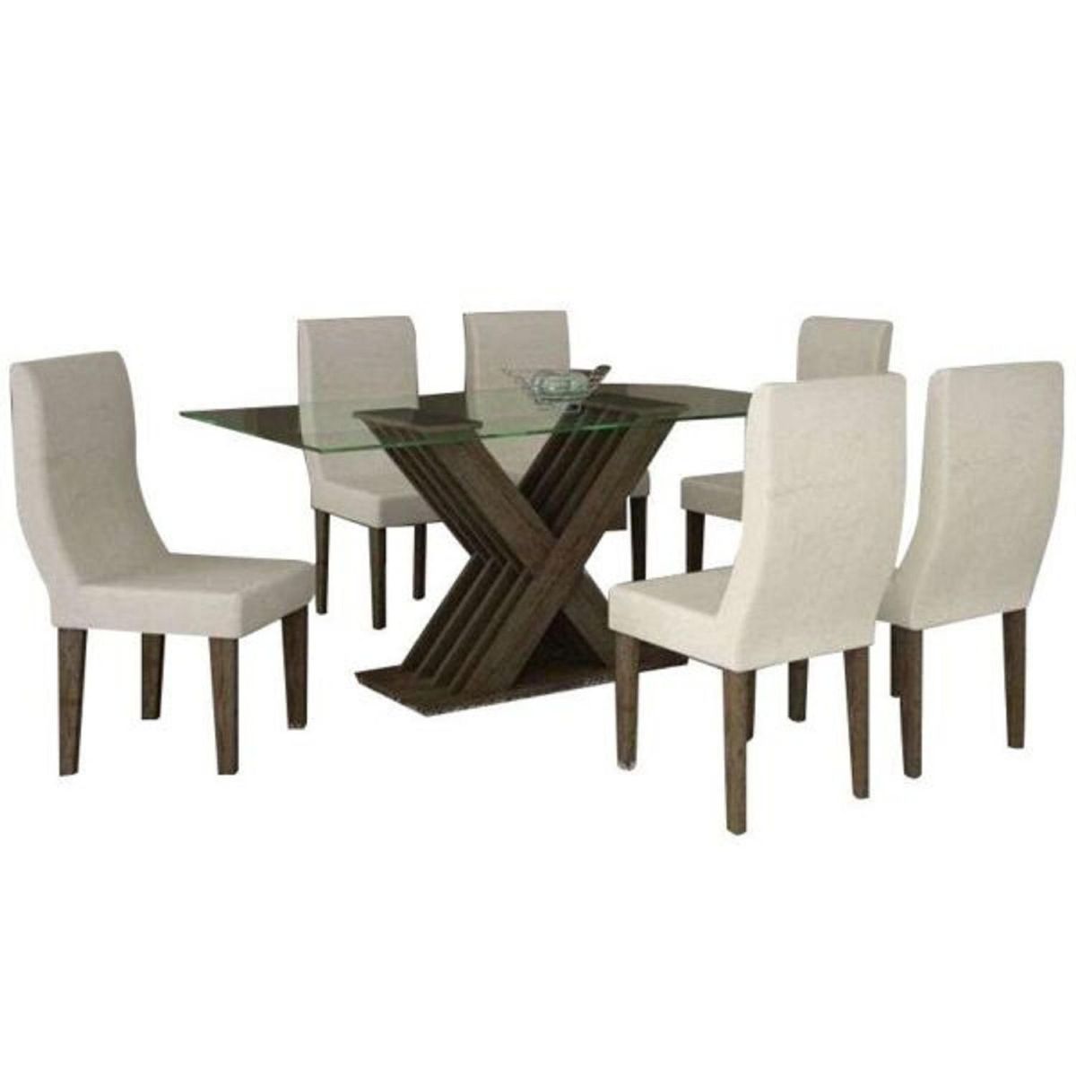 DECOHOME - Juego de Comedor 6 Sillas Vista