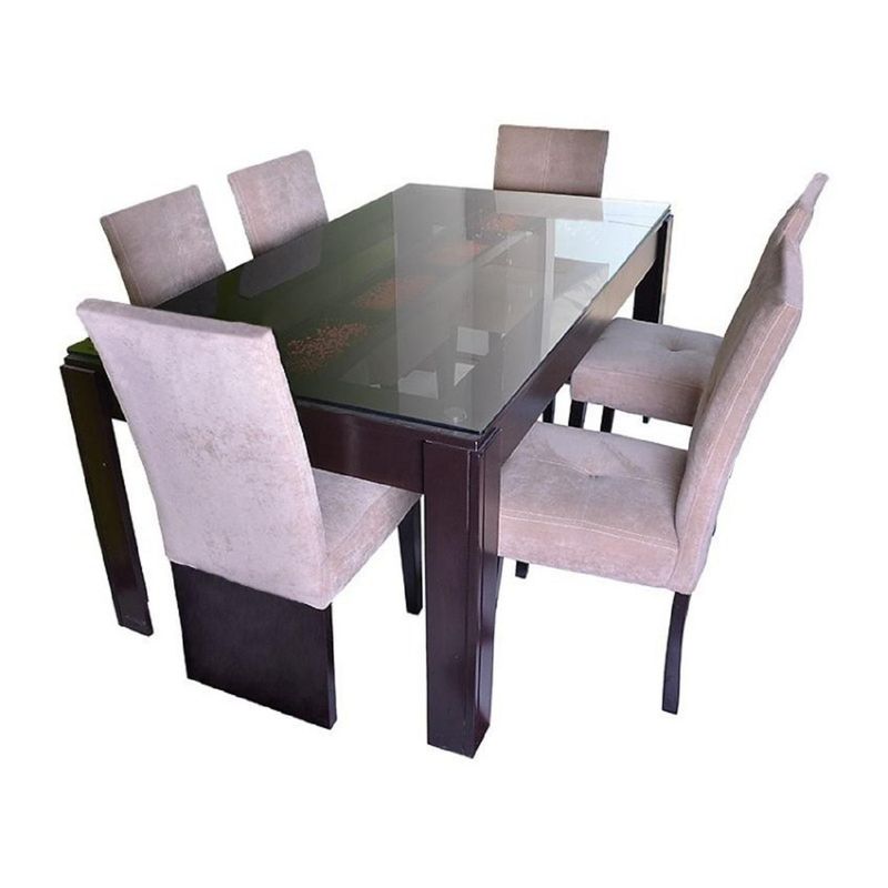 DECOHOME - Juego de Comedor 6 Sillas Michael