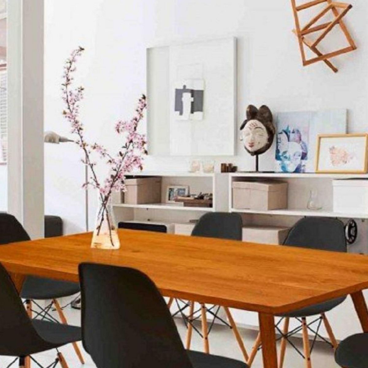 DECOHOME - Juego de Comedor 6 Sillas Anastasia