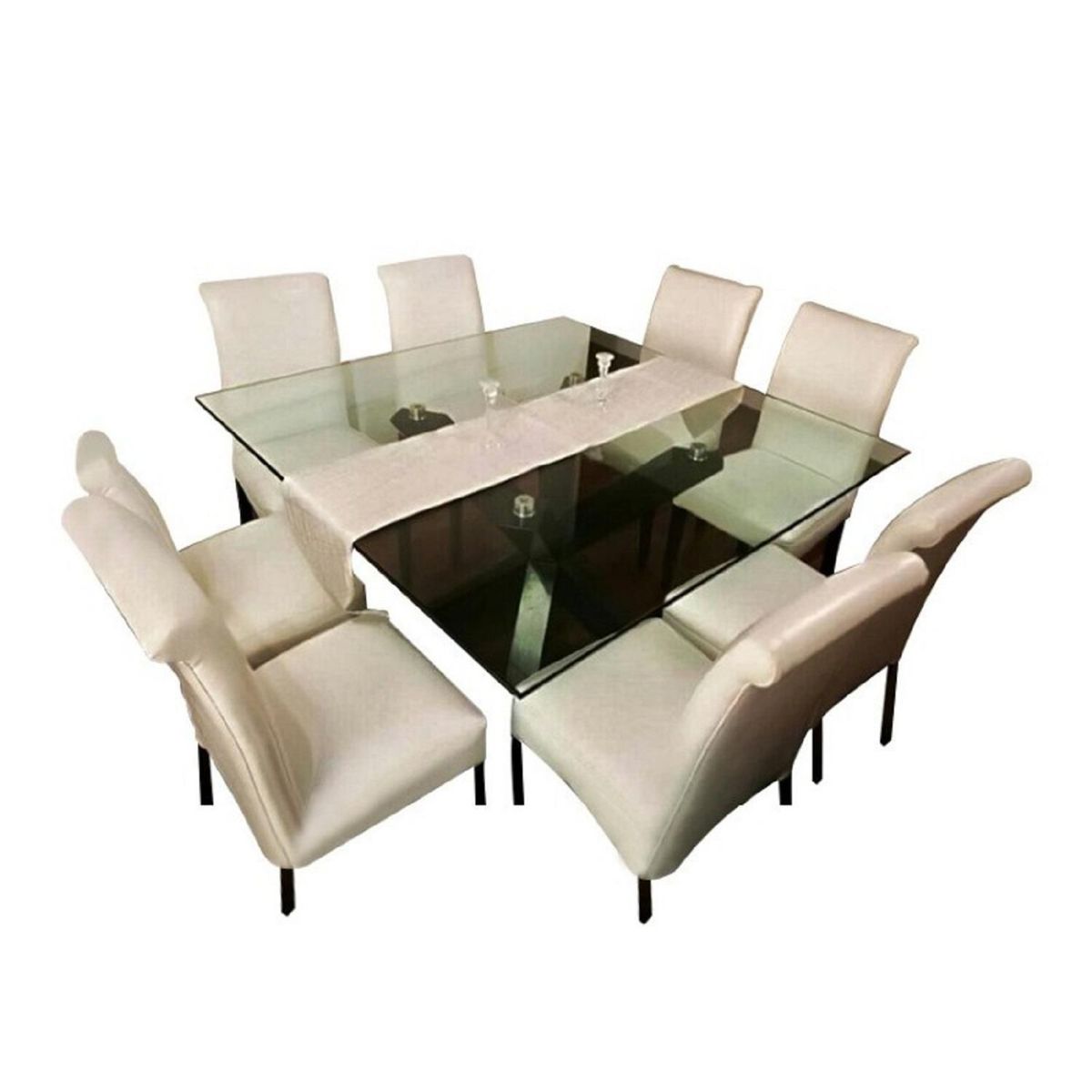 DECOHOME - Juego de Comedor Solis 8 Sillas