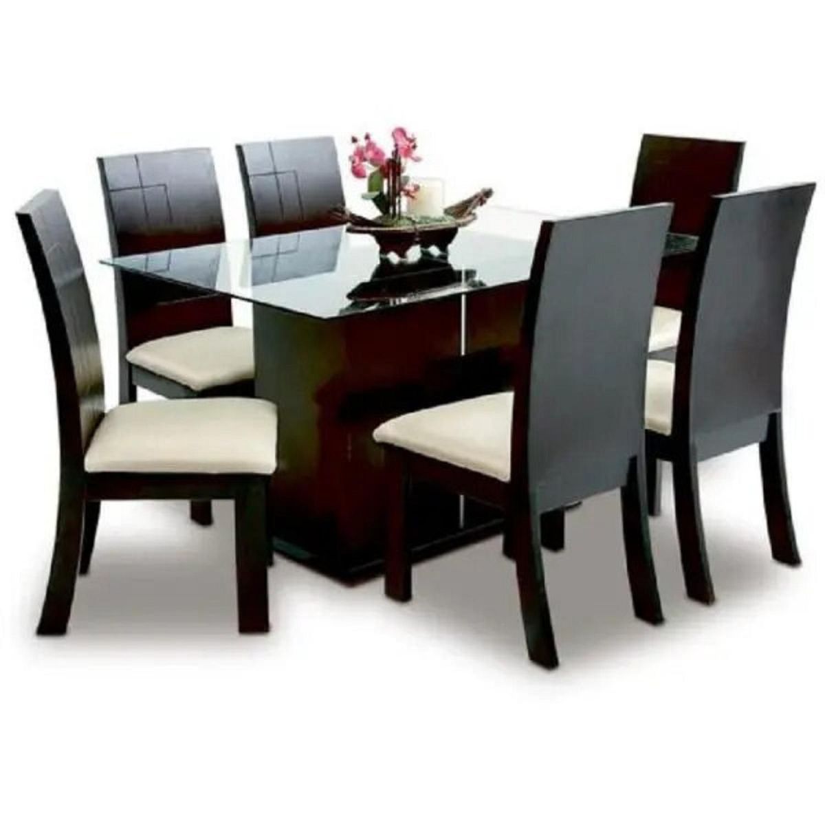DECOHOME - Juego de Comedor Villa 6 Sillas