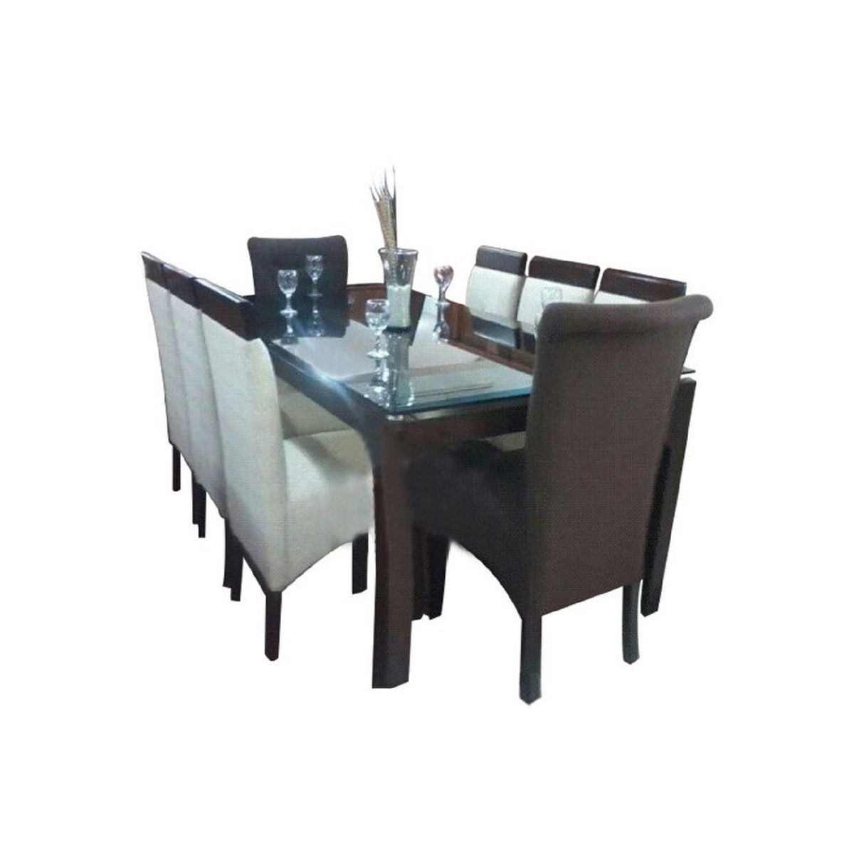 DECOHOME - Juego de Comedor Tachira 8 Sillas