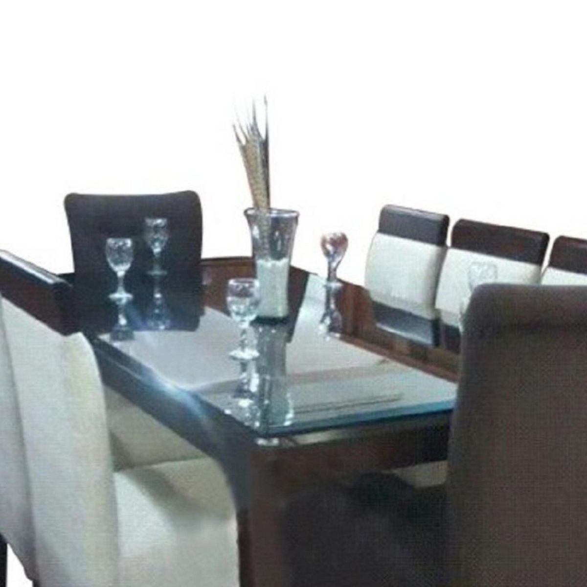 DECOHOME - Juego de Comedor Tachira 8 Sillas