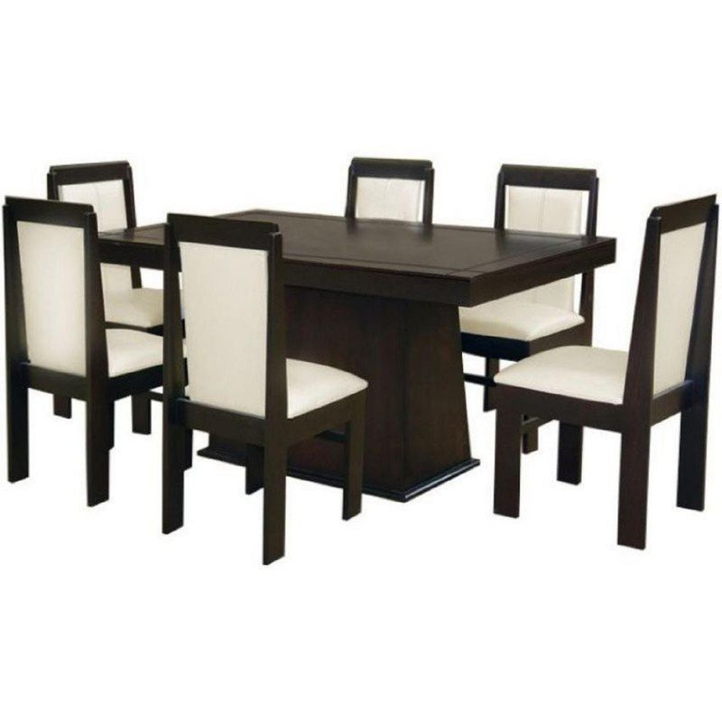 DECOHOME - Juego de Comedor Delia 6 Sillas