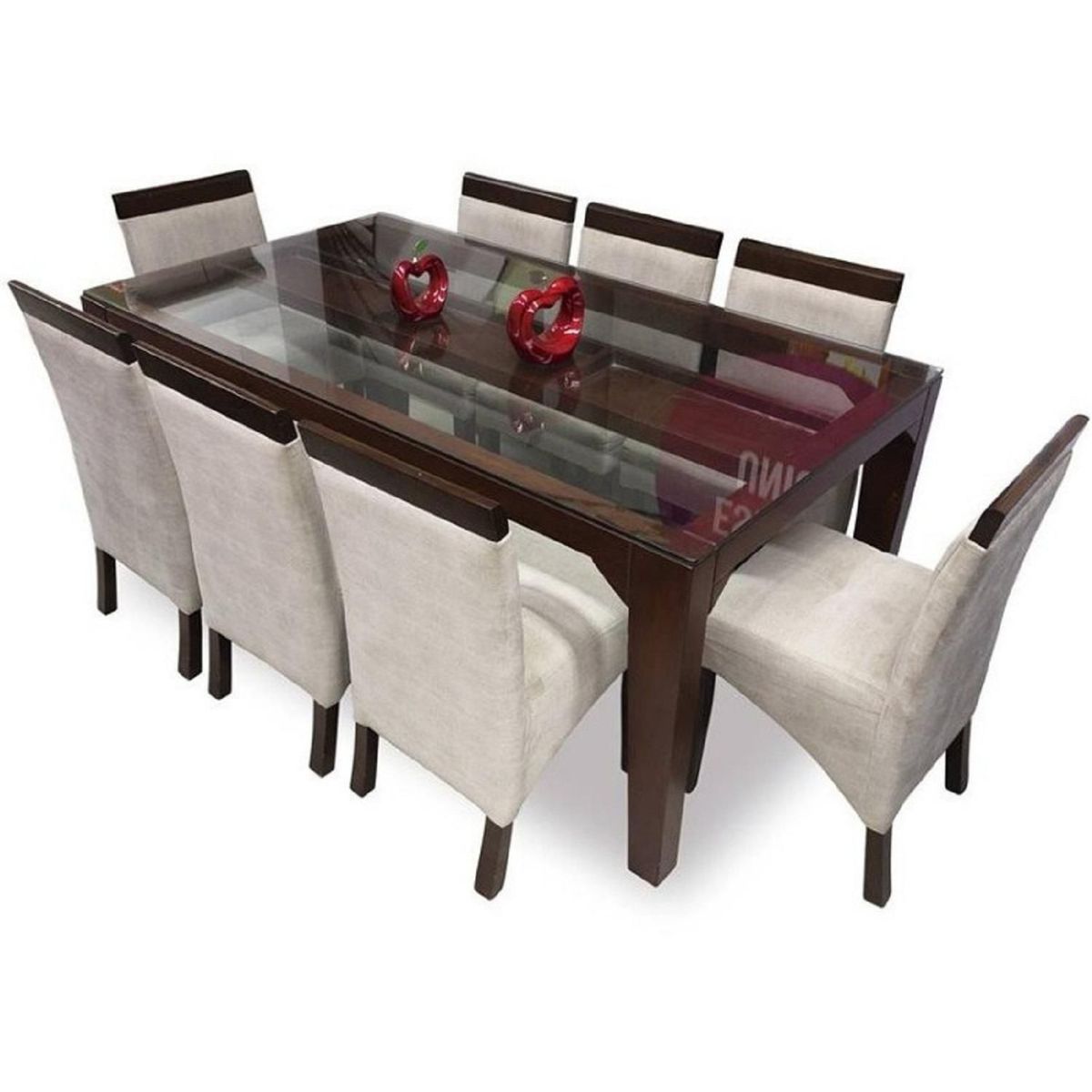 DECOHOME - Juego de Comedor Ana 8 Sillas