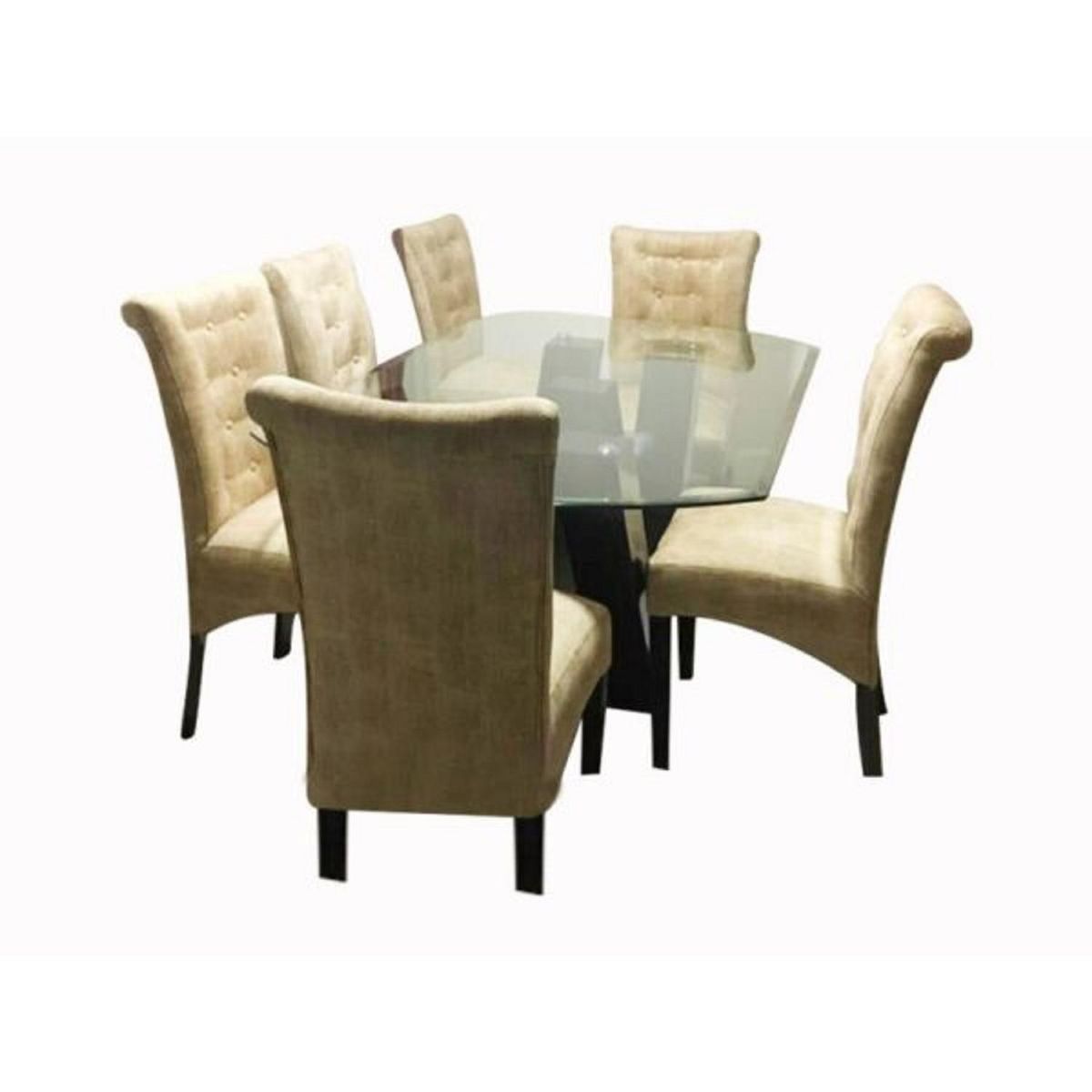 DECOHOME - Juego de Comedor Sofia 6 Sillas