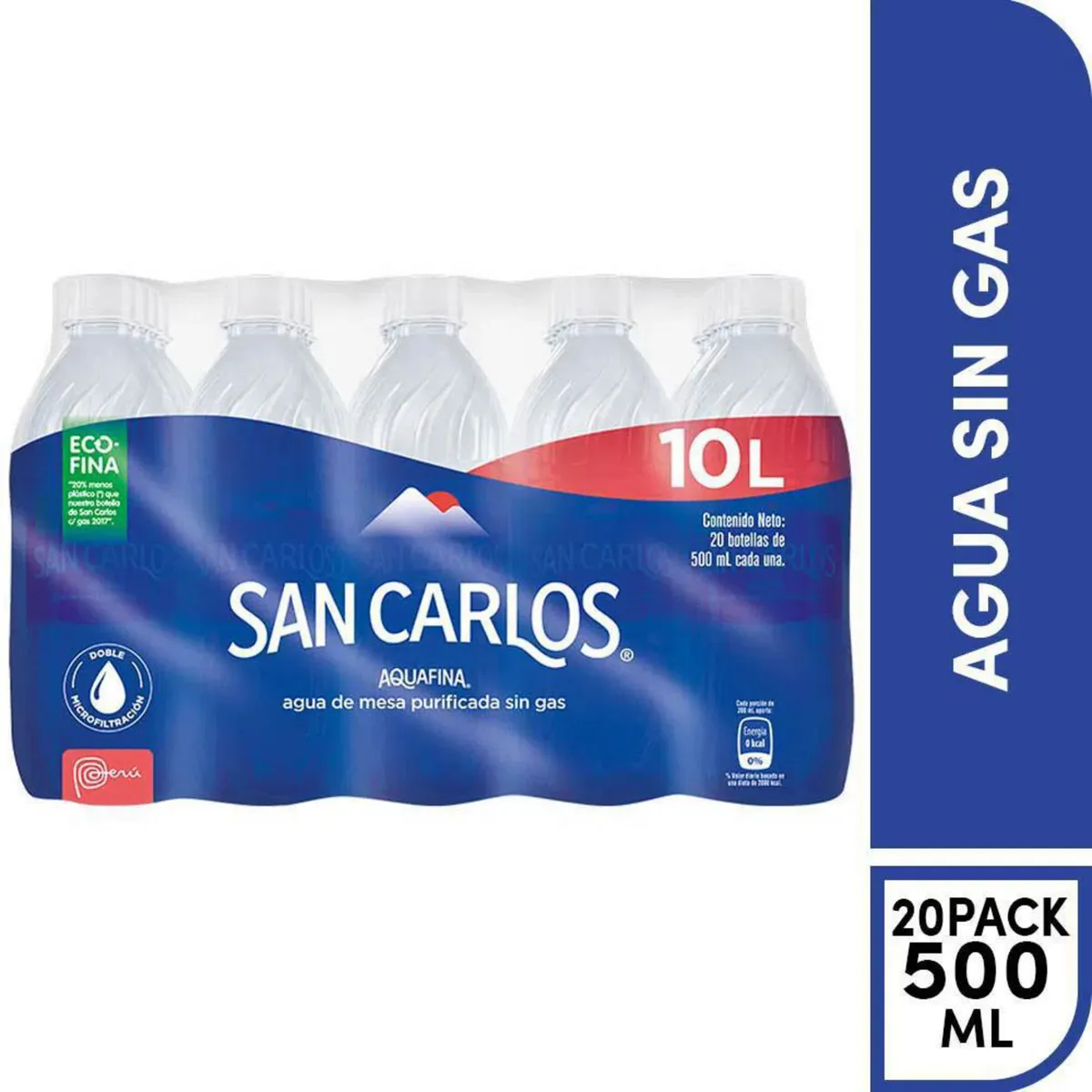  - 20 Pack San Carlos S/Gas 500ml