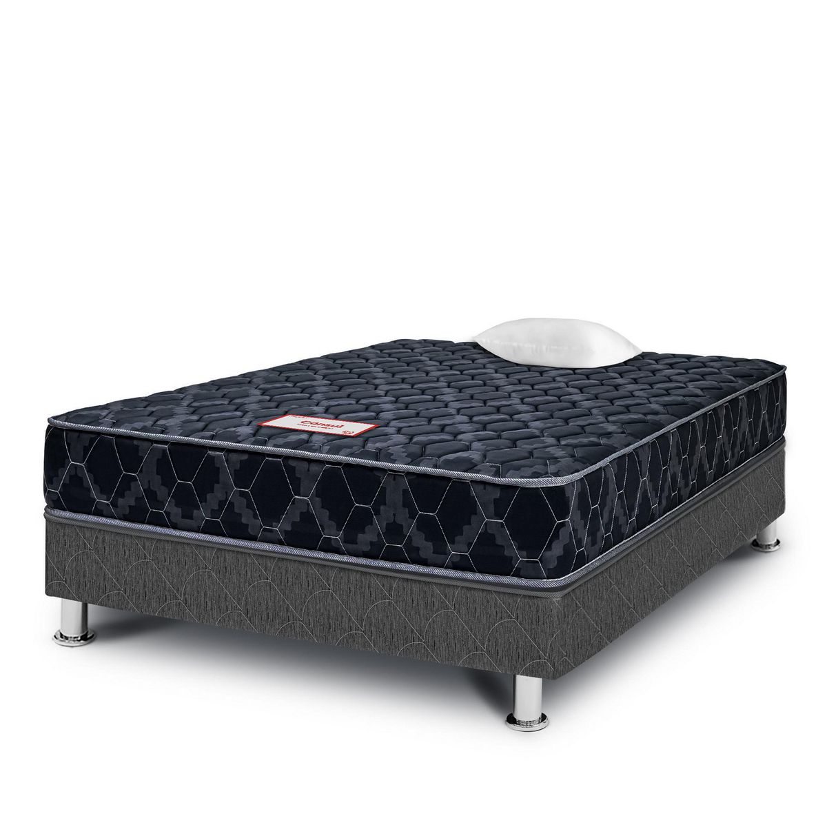 PARAISO - Cama Paraíso Cónsul Black 1.5 Plazas