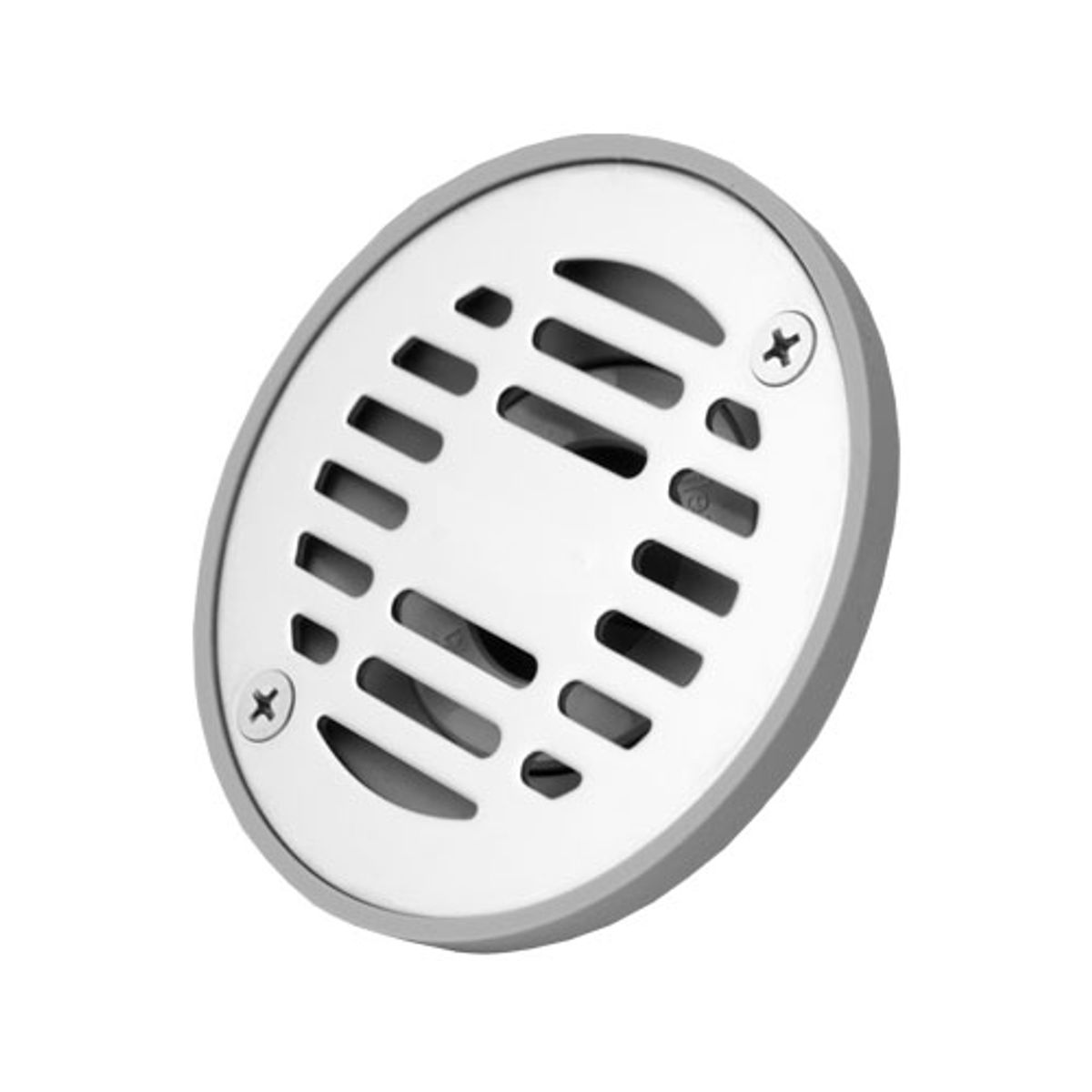 COFLEX - Coladera Redonda de Abs Gris con Rejilla De Acero