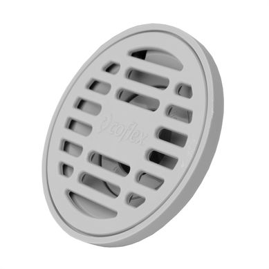 Coladera Redonda de Abs Con Rejilla Gris de Abs