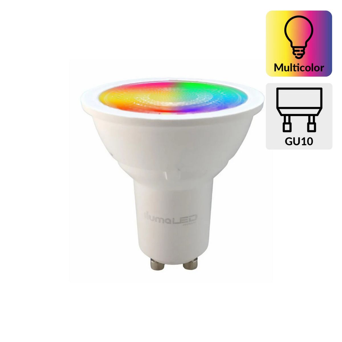 ILUMA - Foco Dicroico Led Gu10 RGB