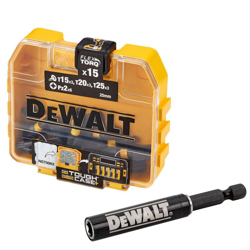 DEWALT - Juego de Punta para Atornillar Dewalt 16 Piezas DT70522T-QZ 