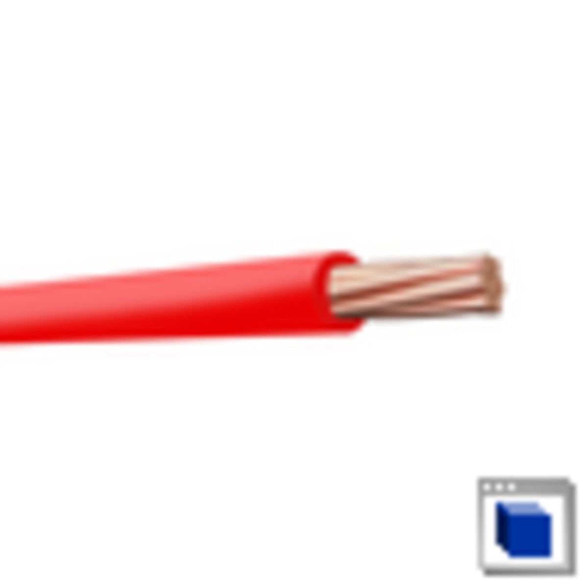 ELCOPE - Cable THW 14 AWG Elcope Rojo 50 Metros