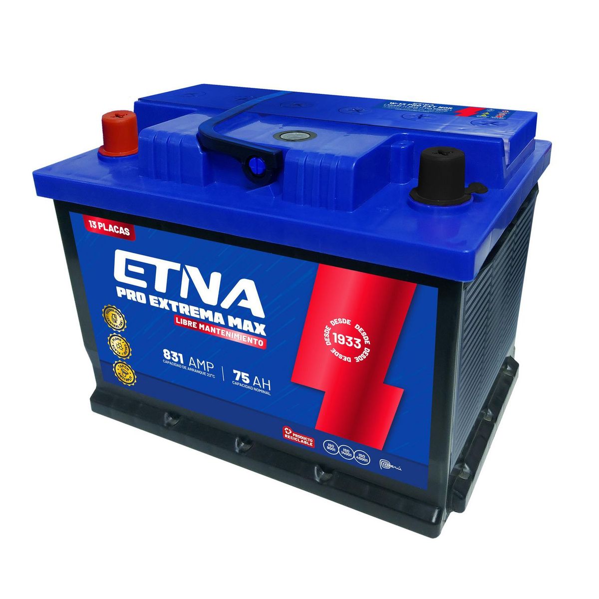 ETNA - Batería Etna W-13 Pro Extrema Max Inv 75Ah