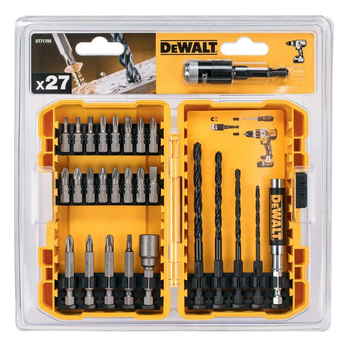 DEWALT - Set de Brocas Plus Rápida Carga 27 Piezas DT71700-QZ Dewalt