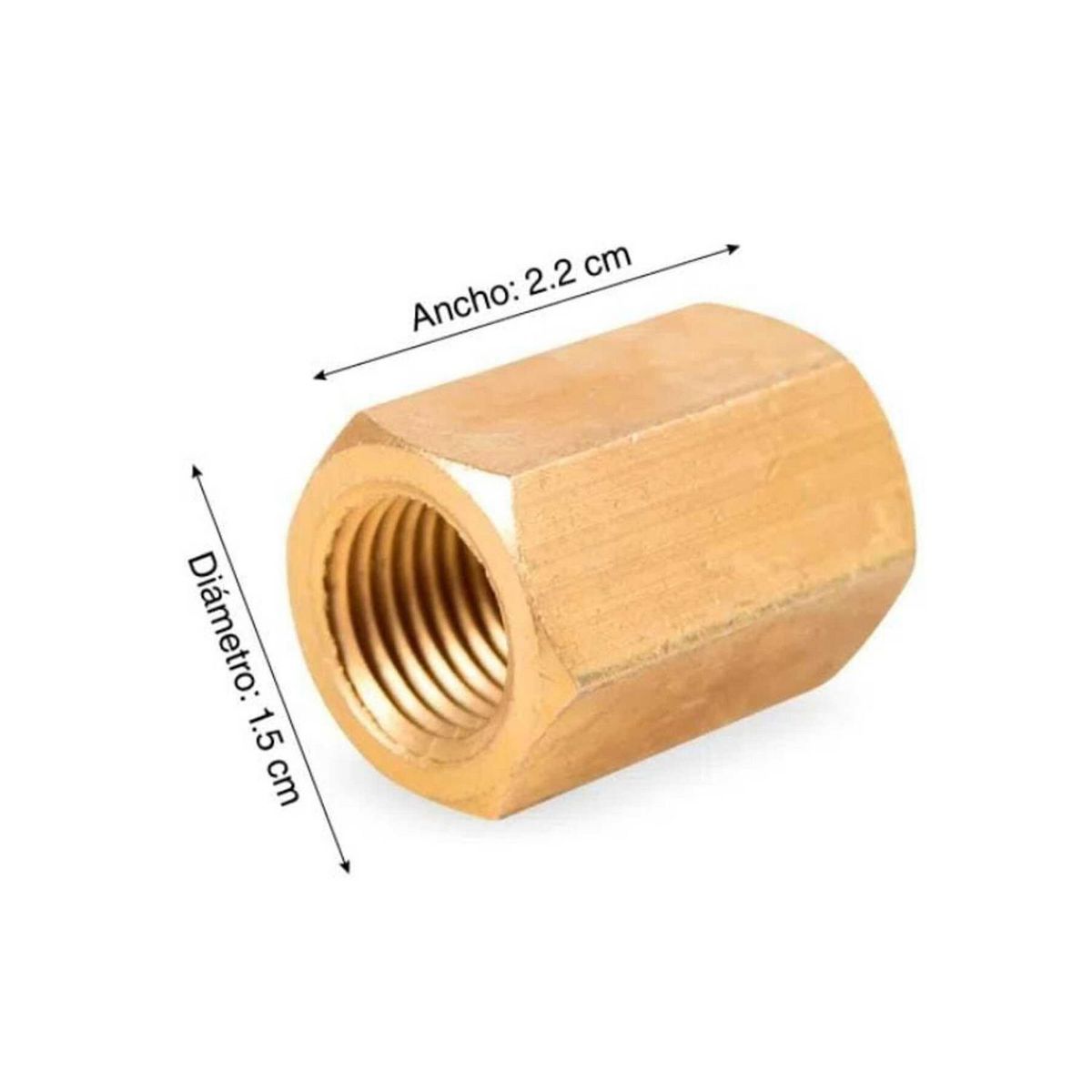 LAGO - Acople Hembra 1/4 - 1/4" Lago