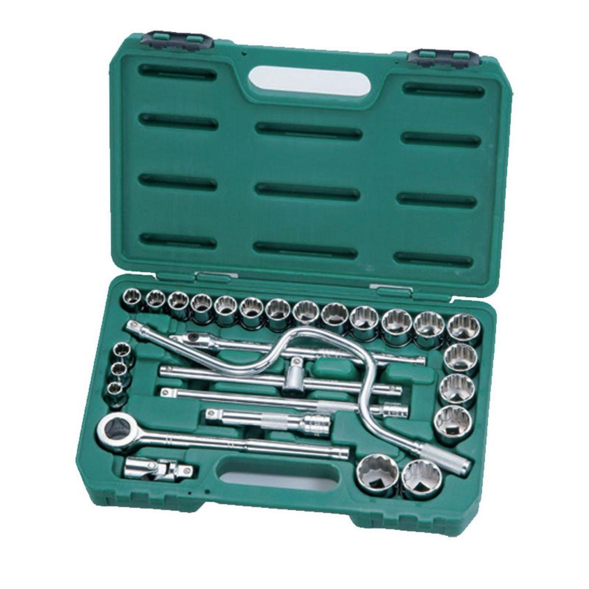  - Juego de Dados 1/2” 10-32mm 28 Piezas ST09090SJ Sata