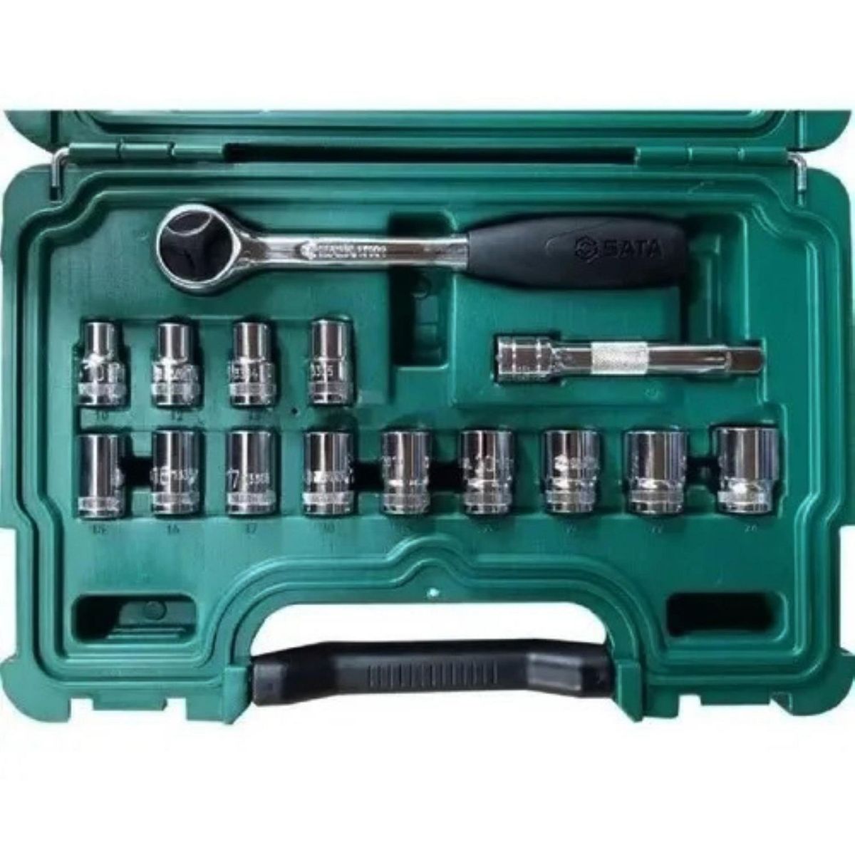  - Juego de Dados 1/2” 10-24mm 15 Piezas ST09525SJ Sata