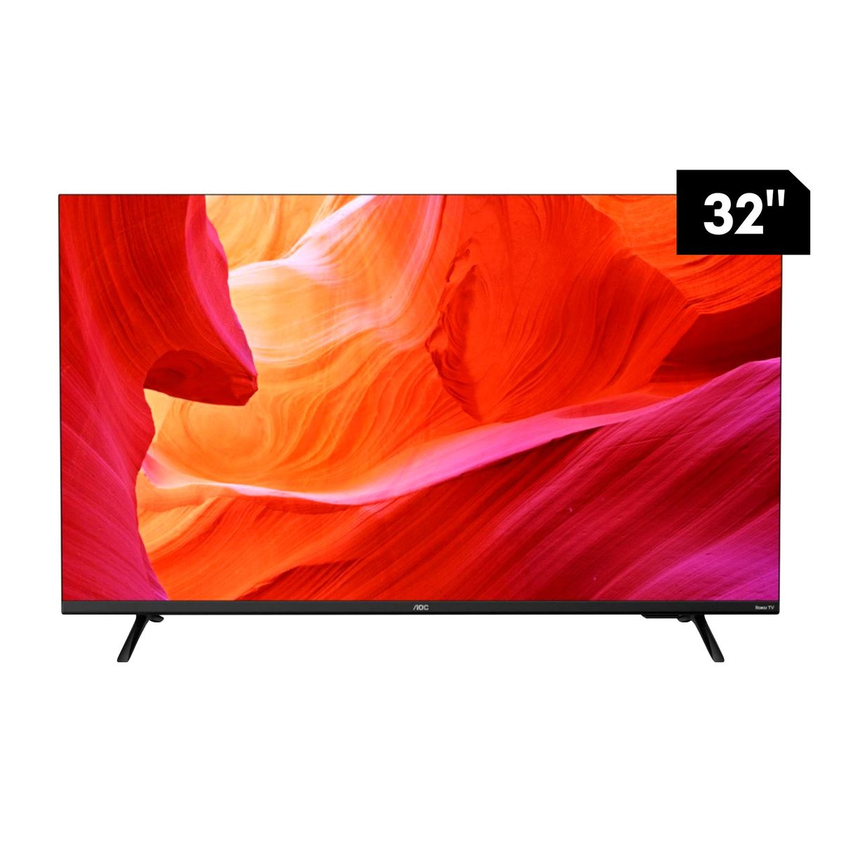 AOC - Televisor AOC Roku TV LED 32” HD Smart TV 32S5135