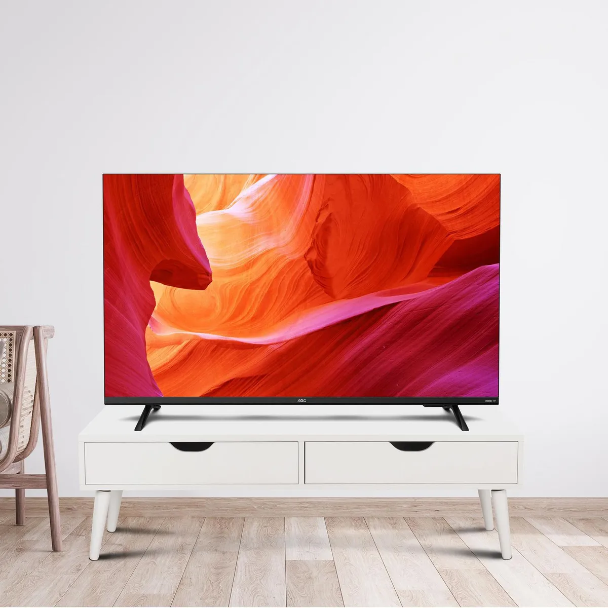 AOC - Televisor AOC Roku TV LED 32” HD Smart TV 32S5135