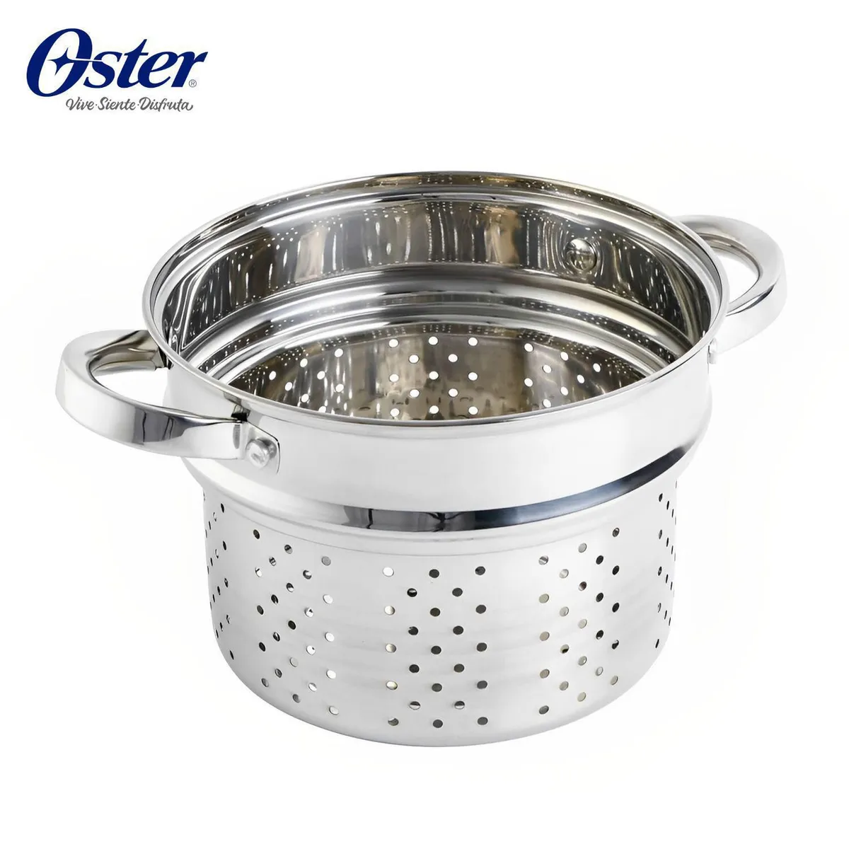 OSTER - Olla Oster Pastaiola 4.7L Acero Inoxidable Oster