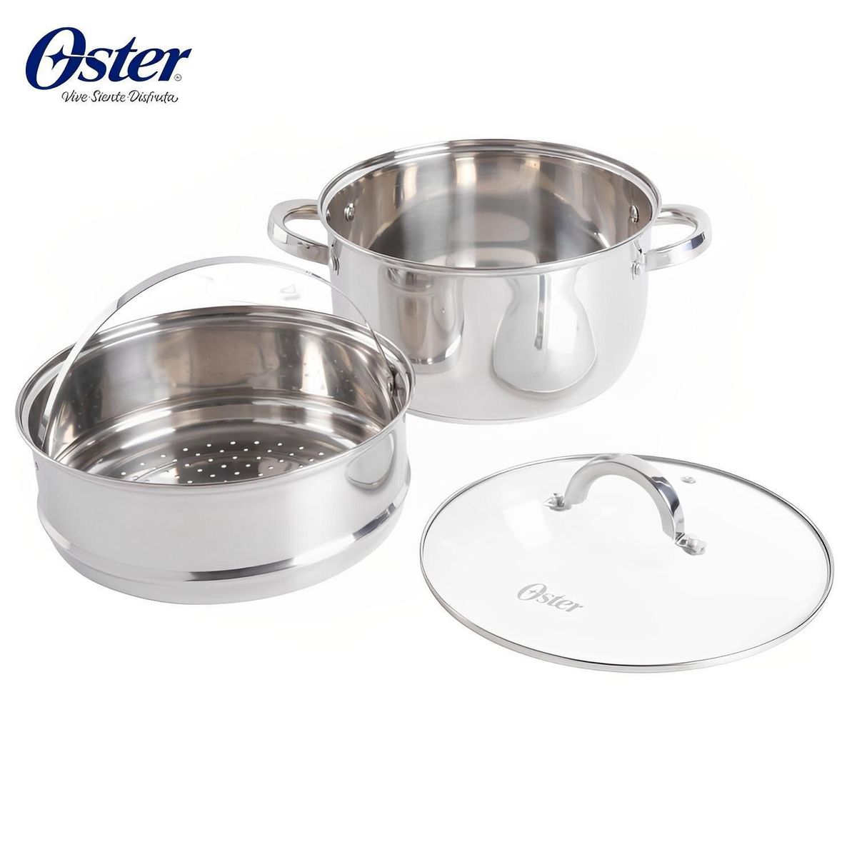 OSTER - Olla Oster Vaporera 5.7L Acero Inoxidable OSter