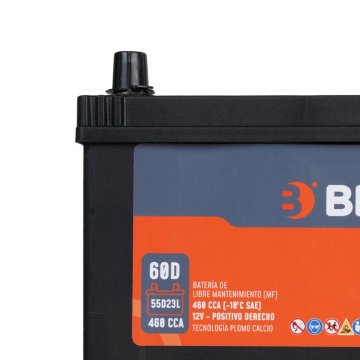 BESTE - Batería para Auto Beste 55D23L (60AH/460A)