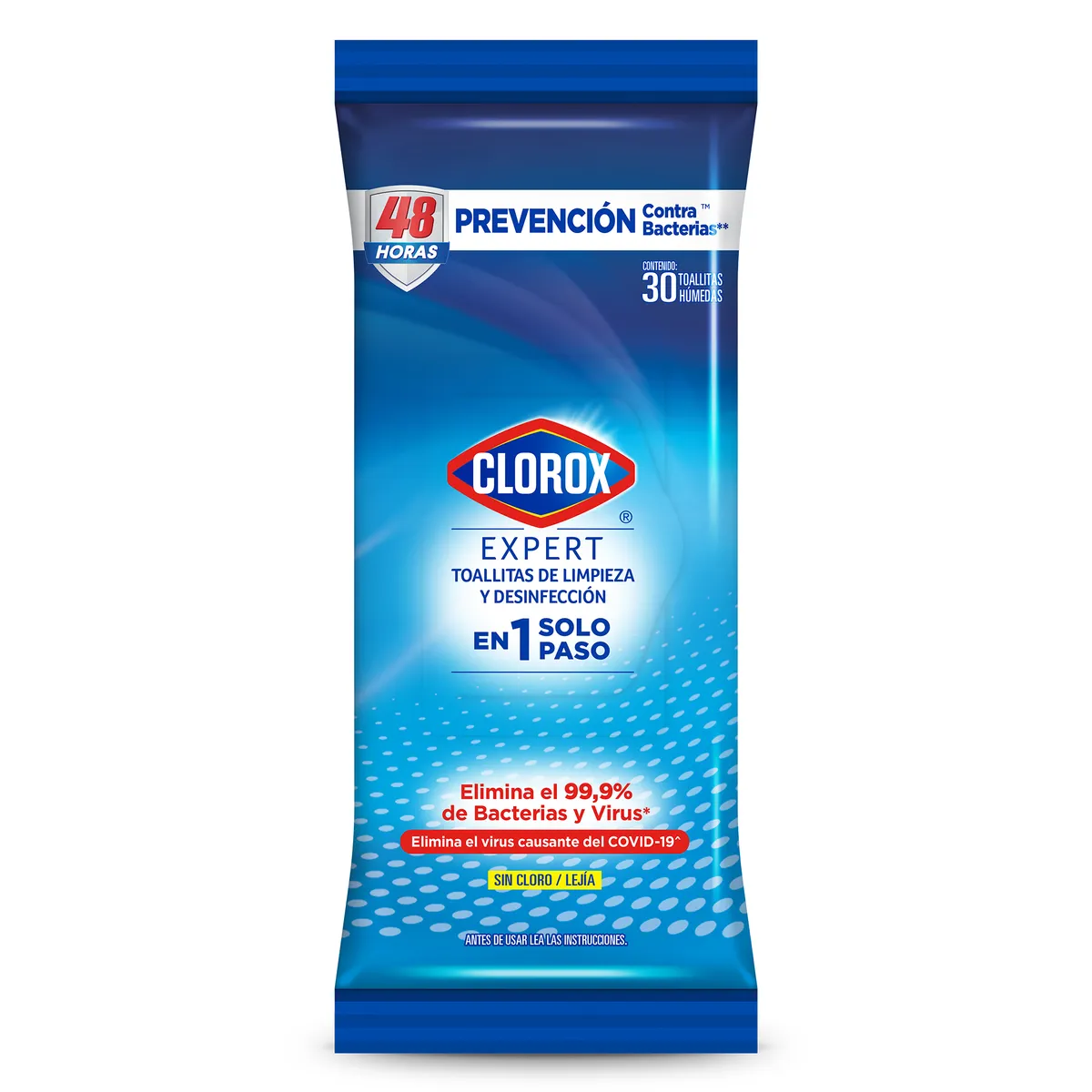 CLOROX - Toallas Desinfectante Flowpack 30Und