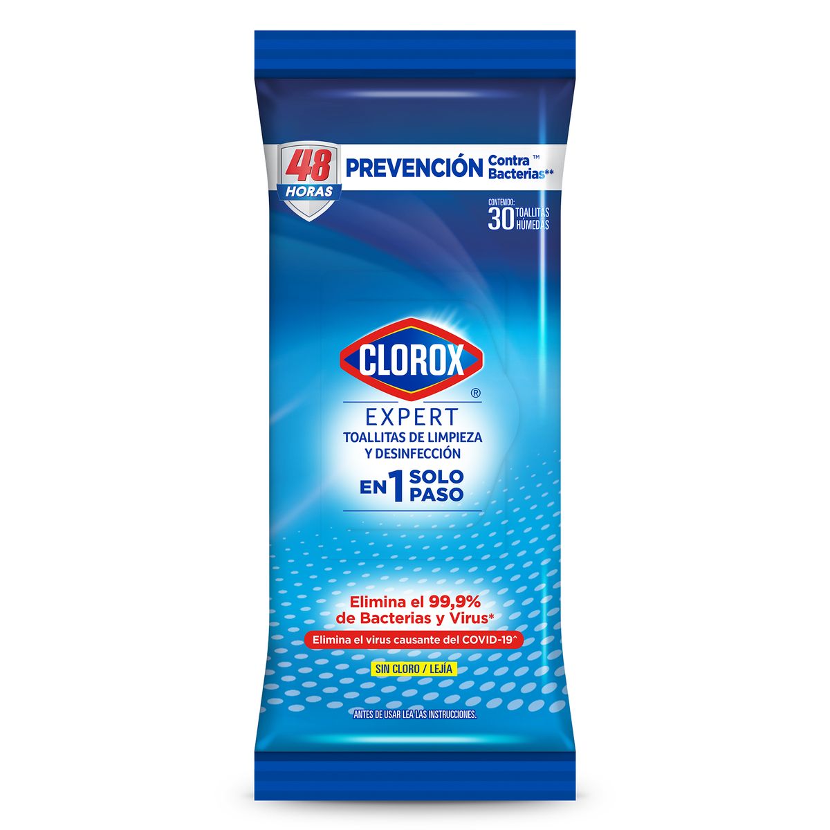 CLOROX - Toallas Desinfectante Flowpack 30Und