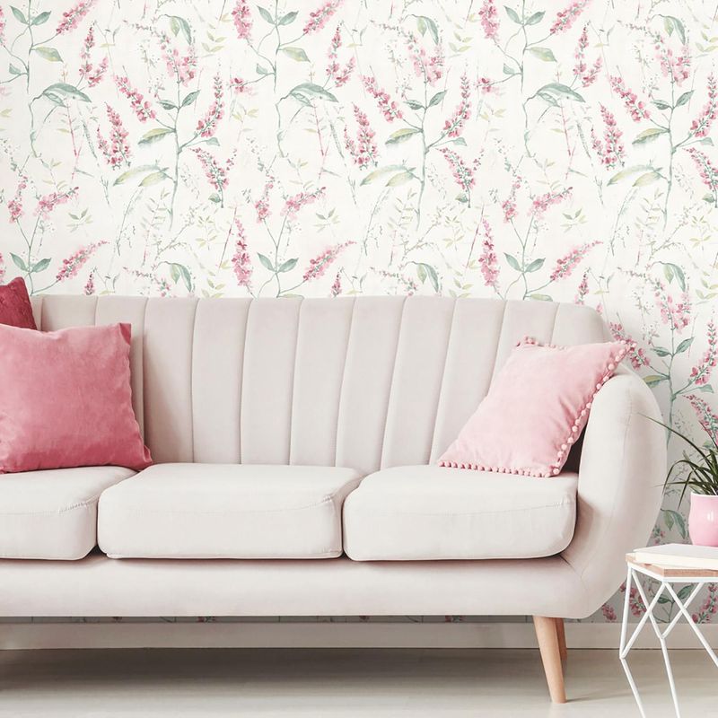 ROOMMATES DECOR - Papel Tapiz Ramitas de Flores