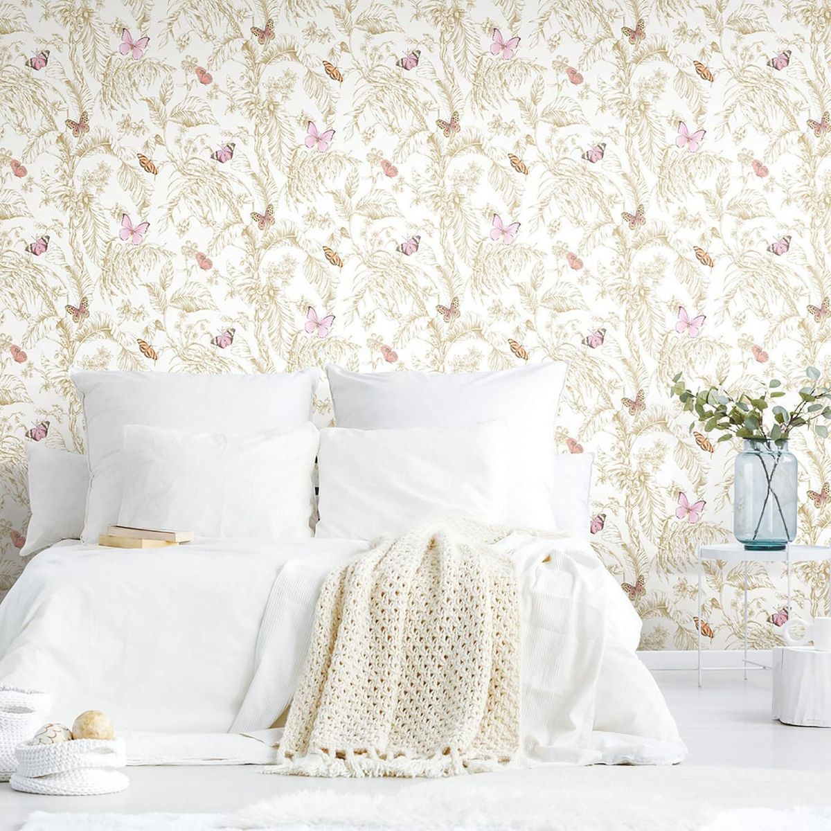 ROOMMATES DECOR - Papel Adhesivo Mariposas