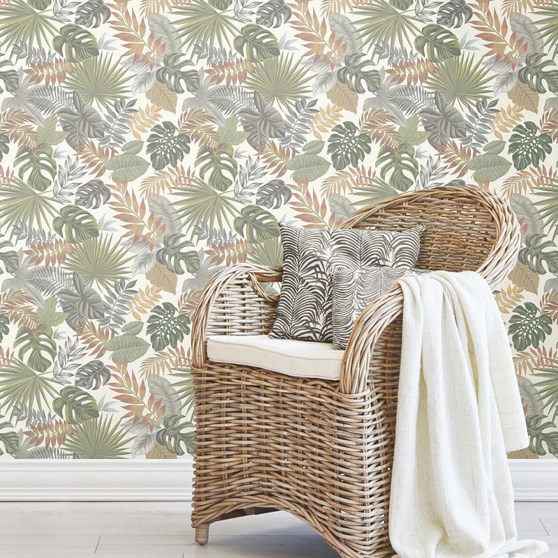 ROOMMATES DECOR - Papel Adhesivo Palmeras Frond